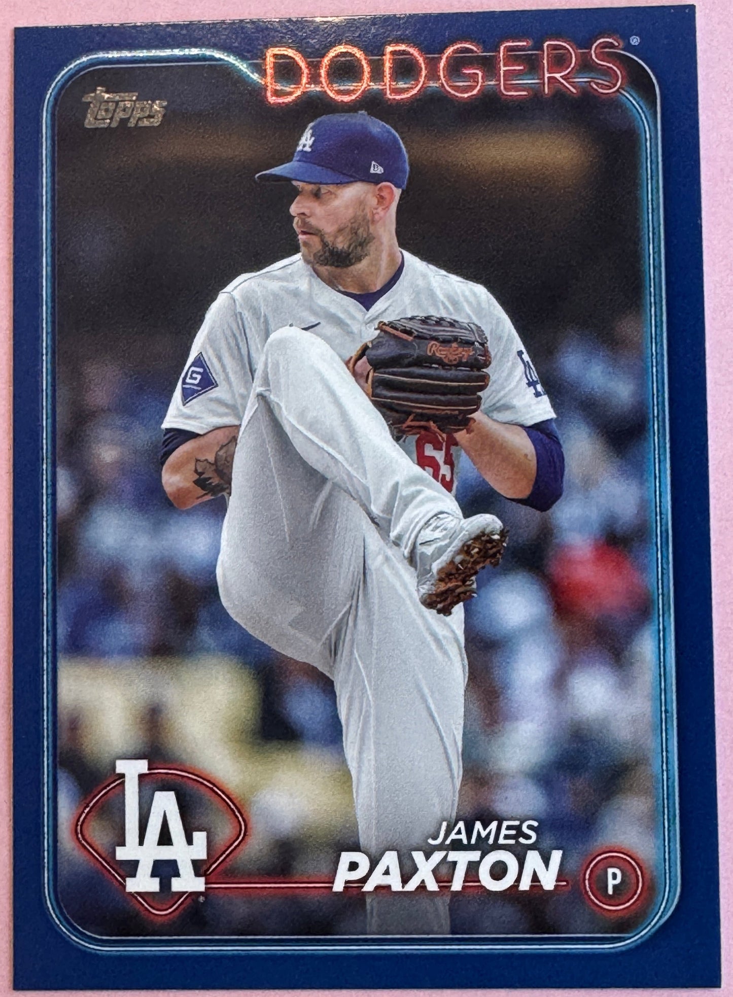 2024 Topps Update James Paxton US27 Dodgers Blue