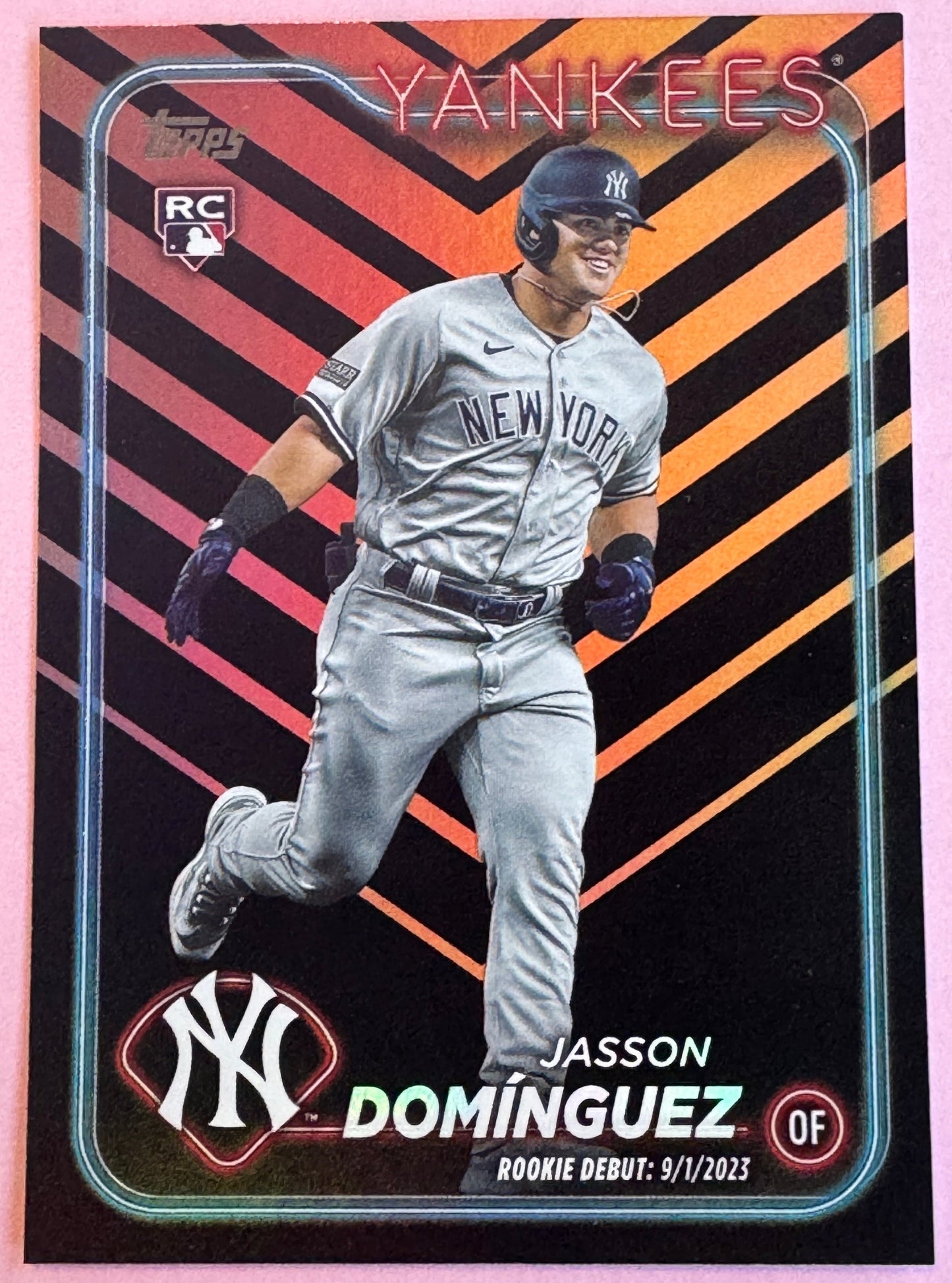 2024 Topps Update Jasson Dominguez #US175 Yankees RC Holiday Foil