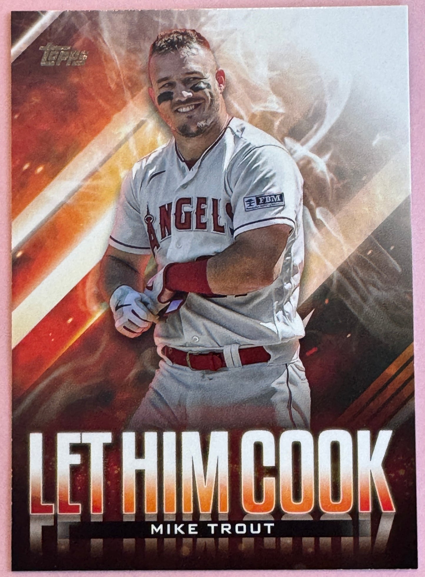 2024 Topps Update Mike Trout LHC-2 Angels Let him cook