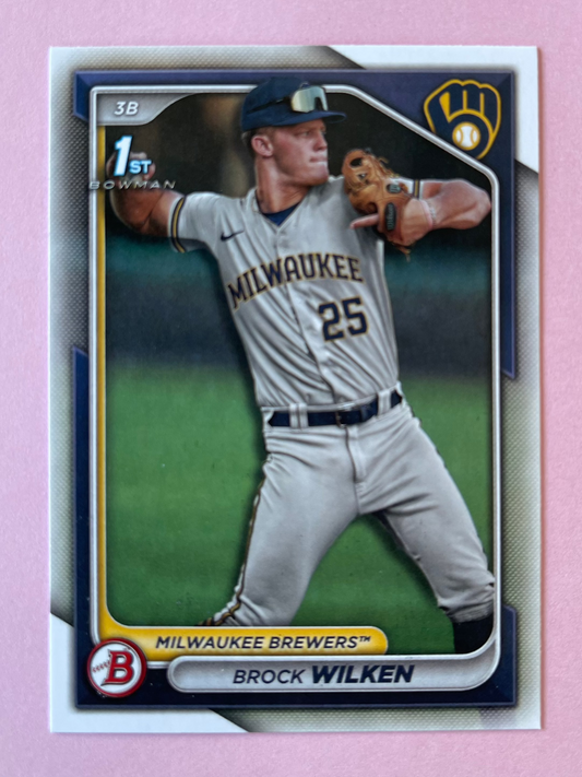 2024 Topps | Bowman | MLB | Brock Wilken bp-86 | Brewers | Bowman Prospects