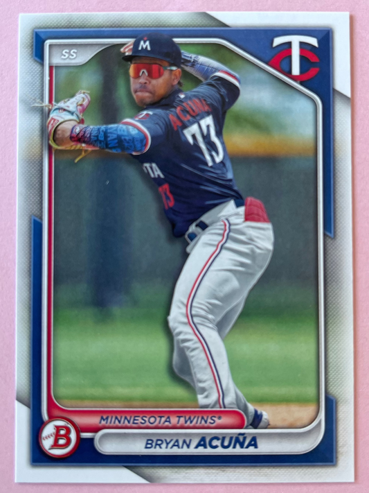 2024 Topps | Bowman | MLB | Bryan Acuna #bp-4 | Twins | Bowman Prospects