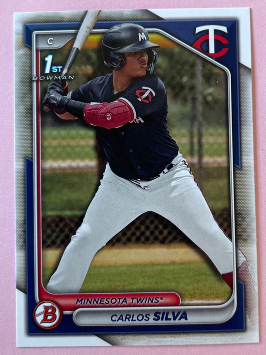 2024 Topps | Bowman | MLB | Carlos Silva #bp-120 | Twins | Bowman Prospects