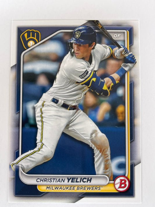 2024 Topps | Bowman | MLB | Christian Yelich No.34 | Brewers