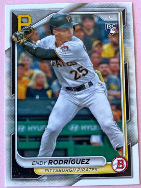 2024 Topps | Bowman | MLB | Endy Rodriguez #68 | Pirates | Rookie