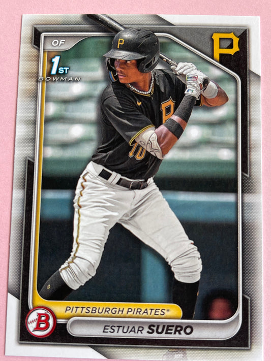 2024 Topps | Bowman | MLB | Estuar Suero No.BP-63 | Pirates | Prospects