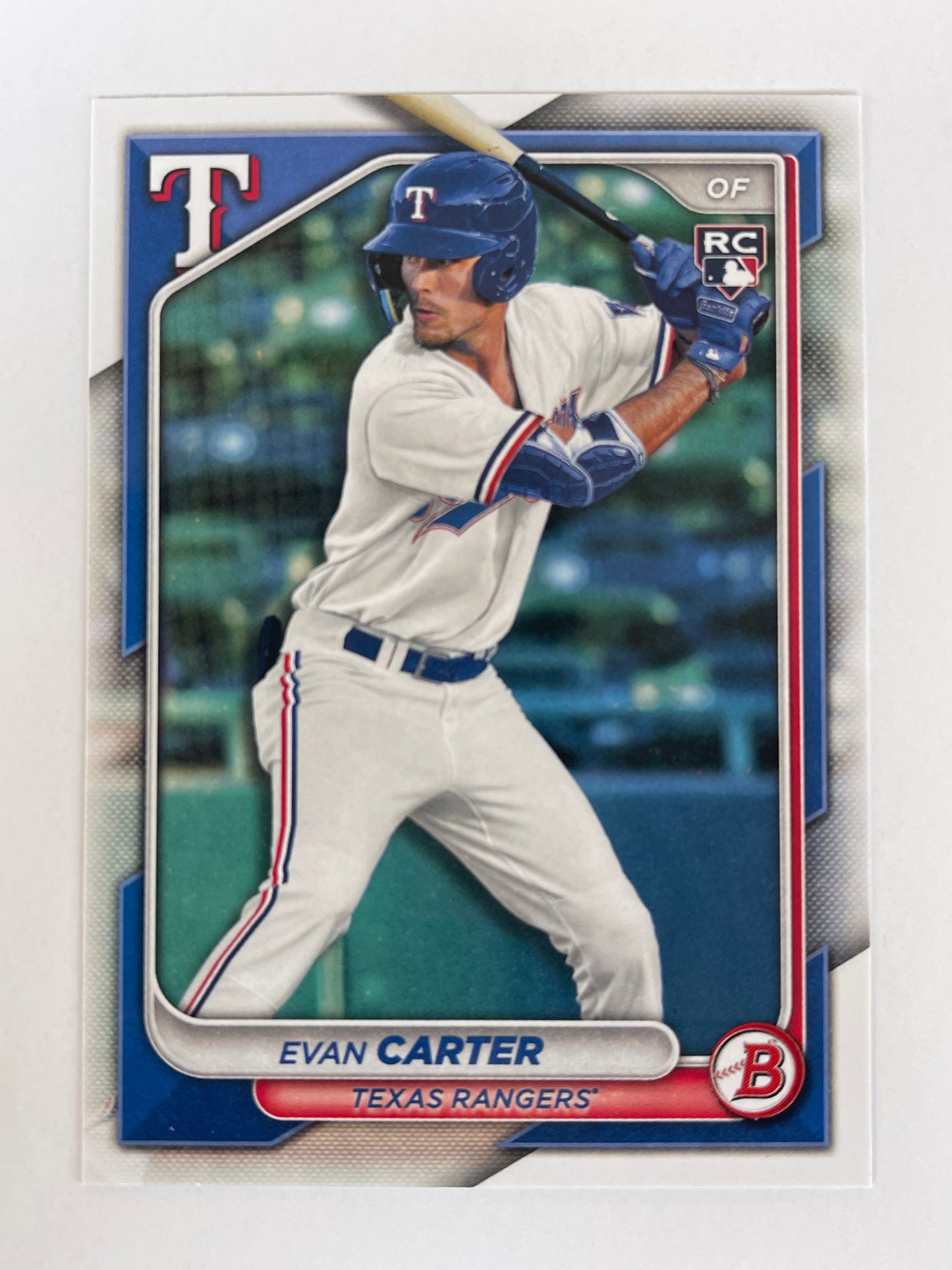 2024 Topps | Bowman | MLB | Evan Carter No.46 | Rangers | Rookie Card