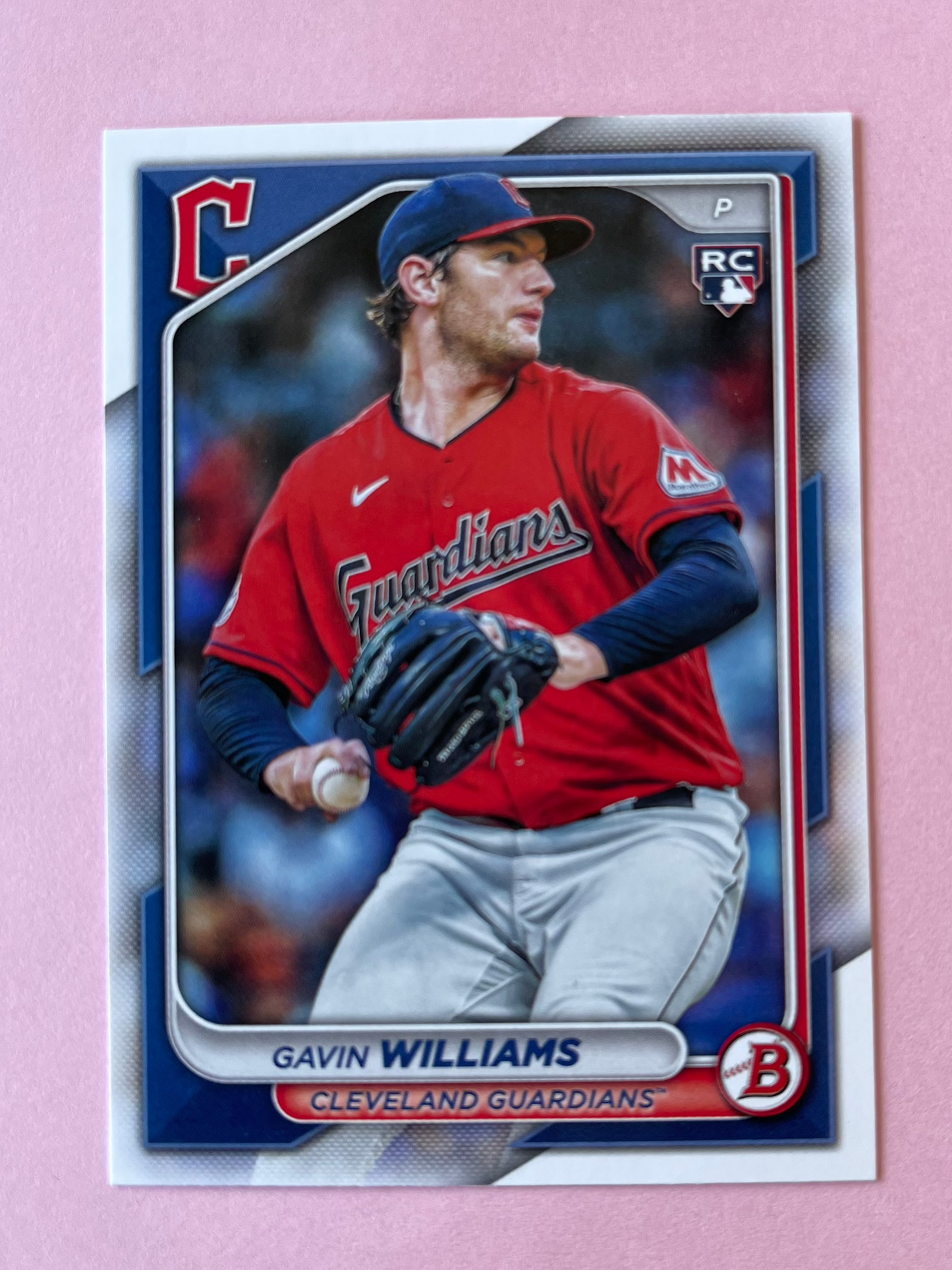 2024 Topps | Bowman | MLB | Gavin Williams No.66 | Guardians