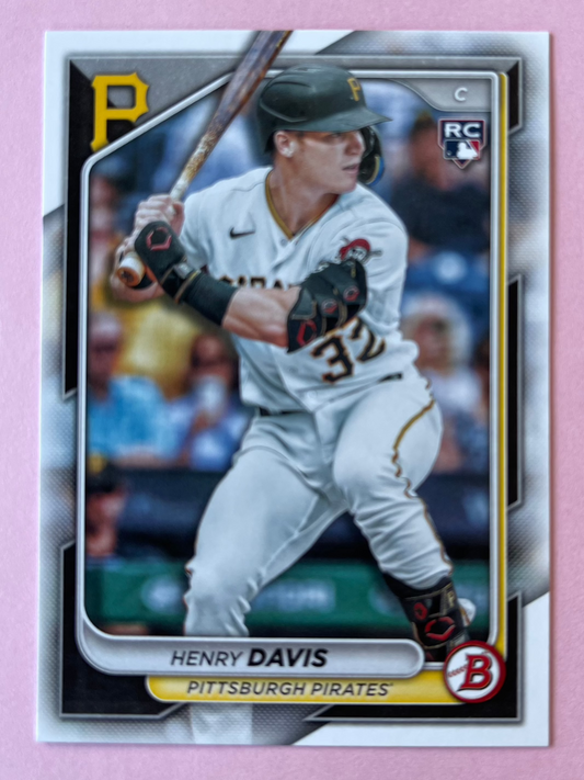 2024 Topps | Bowman | MLB | Henry Davis No.61 | Pirates