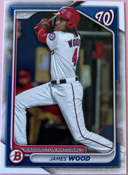 2024 Topps | Bowman | MLB | James Wood bp-91 | Nationals | Bowman Prospects