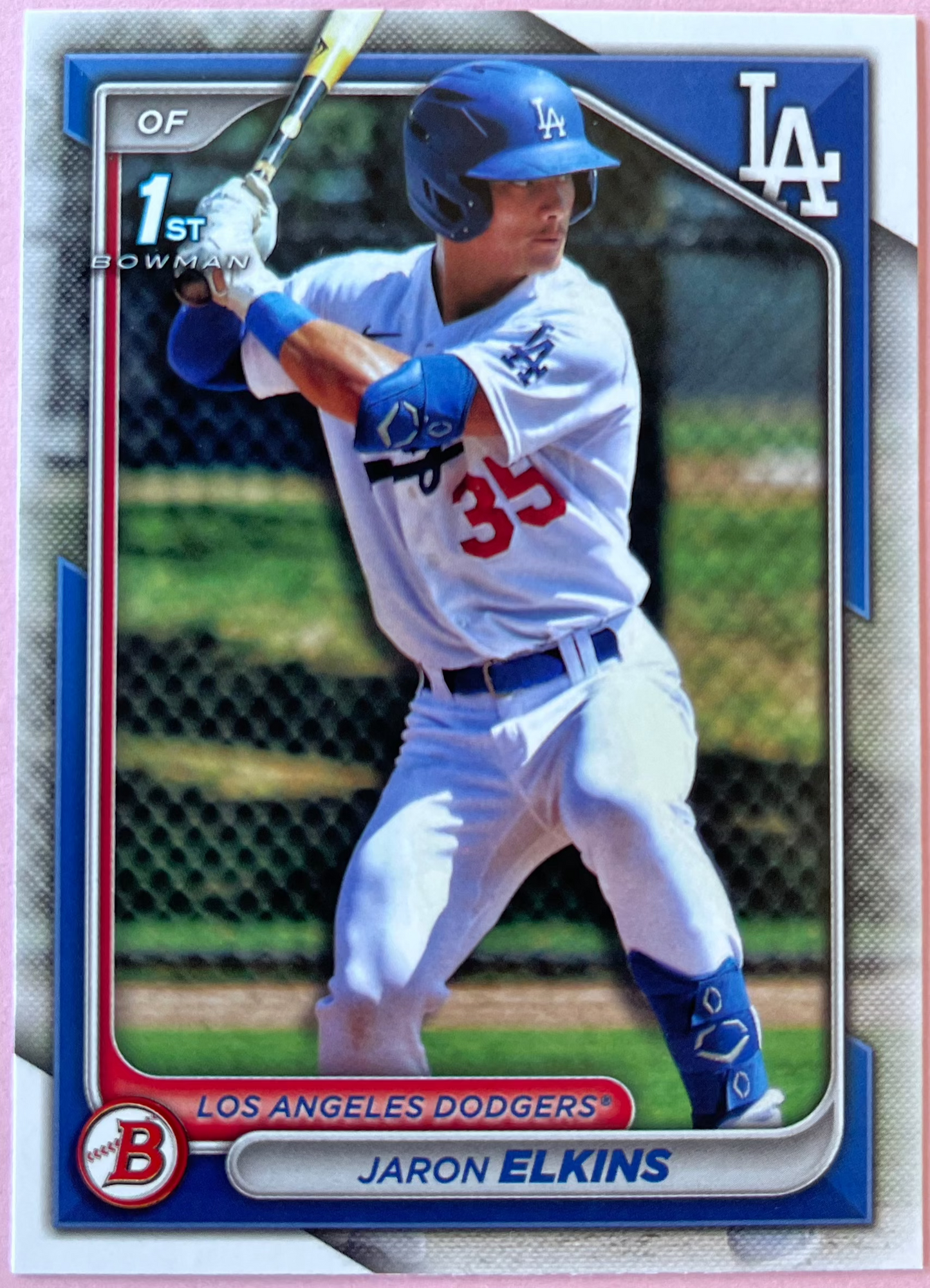 2024 Topps | Bowman | MLB | Jaron Elkins #bp-106 | Dodgers | Bowman Prospects