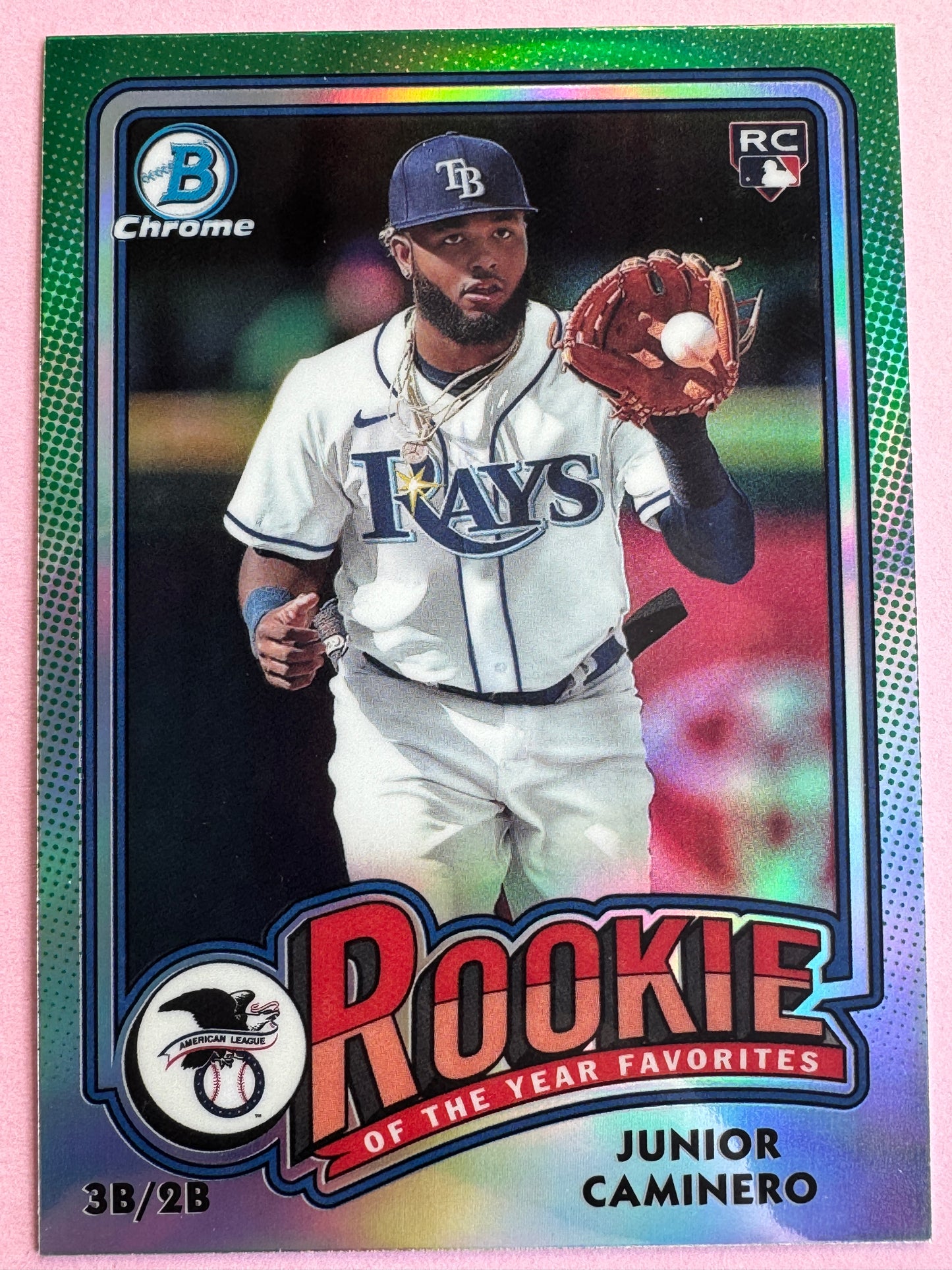 2024 Topps | Bowman | MLB | Junior Caminero No.Roy-8 | Bay Rays | Rookie