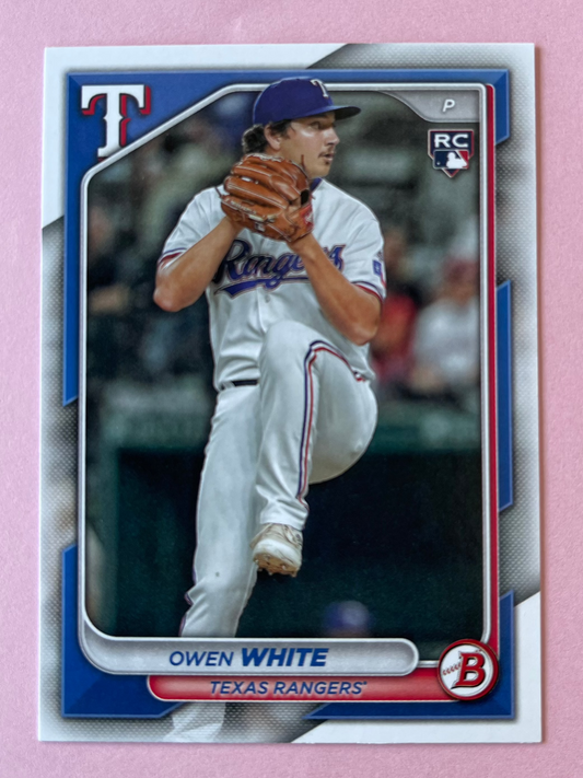 2024 Topps | Bowman | MLB | Owen White No.57 | Rangers