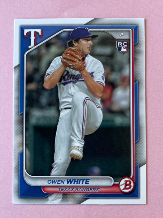 2024 Topps | Bowman | MLB | Owen White No.57 | Rangers