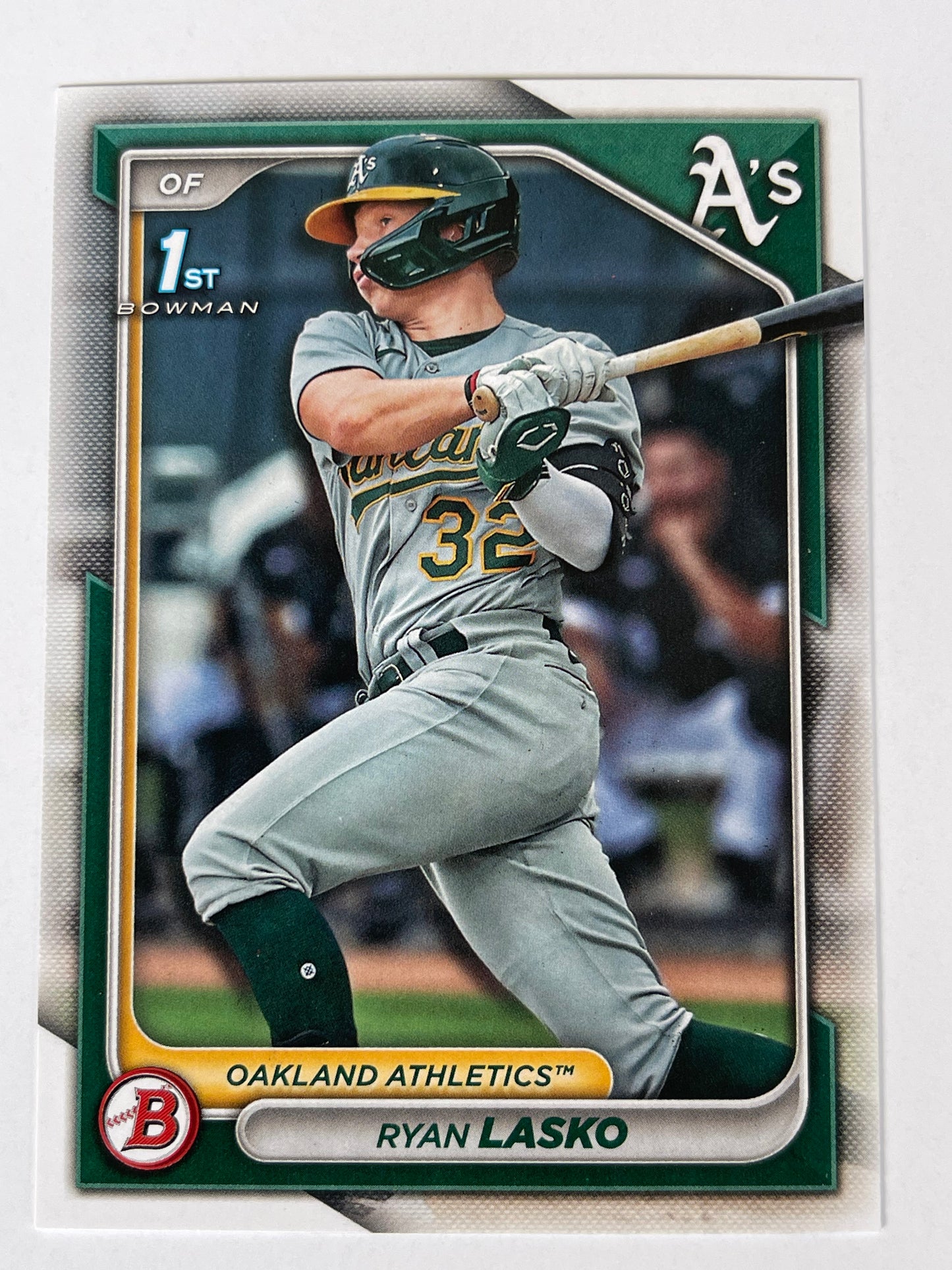 2024 Topps | Bowman | MLB | Ryan Lasko No. BP-105 | Athletics | Prospects