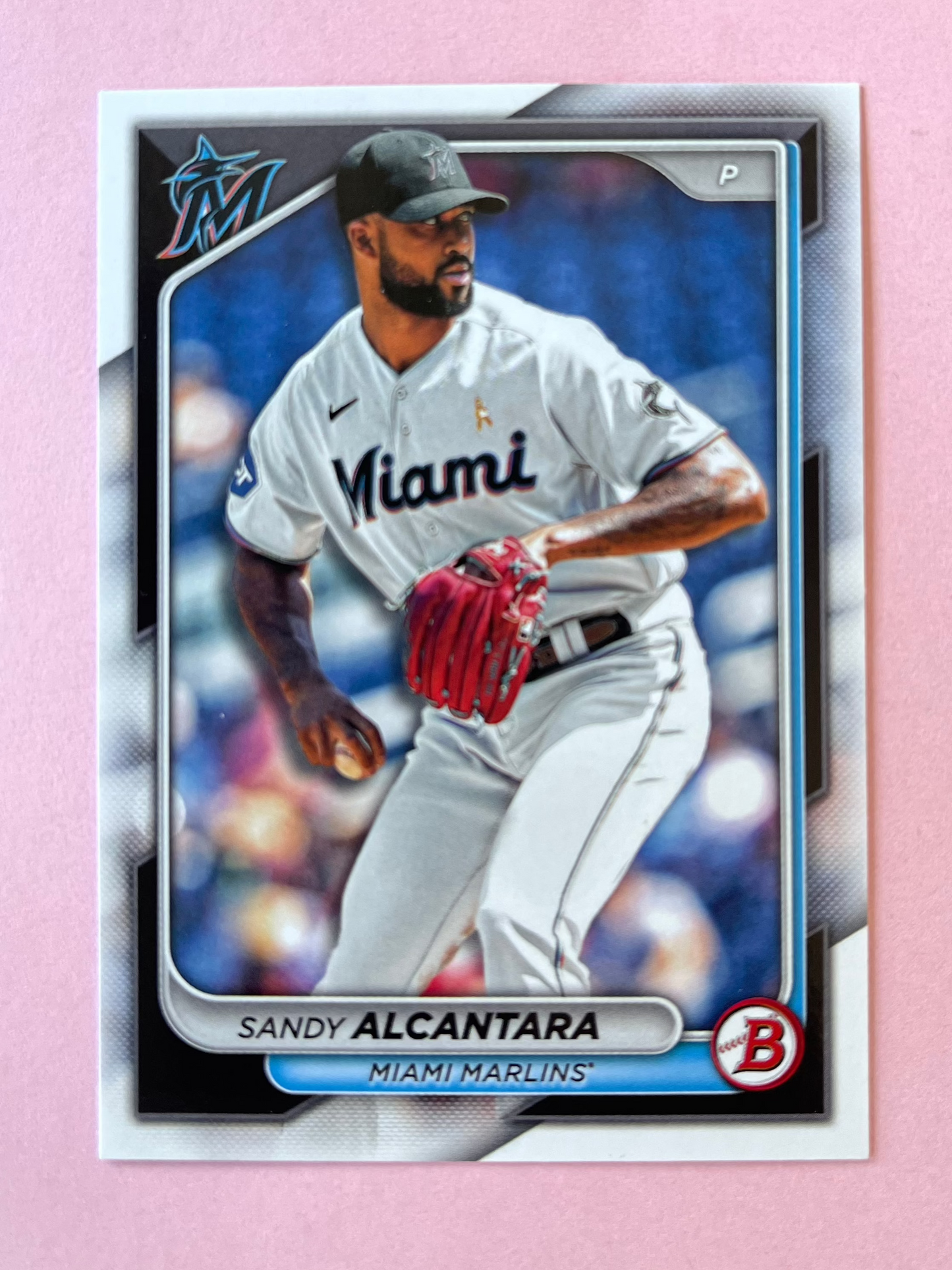 2024 Topps | Bowman | MLB | Sandy Alcantara No.8 | Marlins-2.50