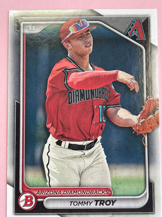 2024 Topps | Bowman | MLB | Tommy Troy No.BP-76 | Diamondbacks | Prospects