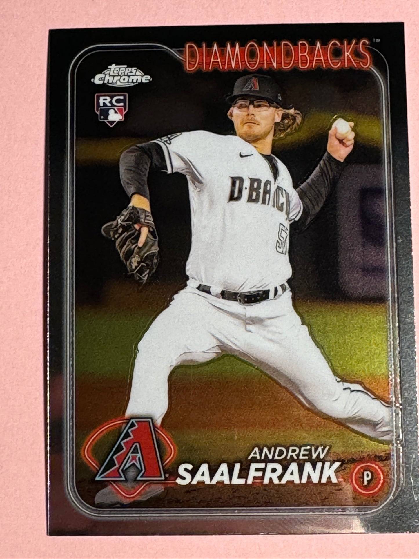 2024 Tops | Chrome | Baseball | Andrew Saalfrank #178 | Diamondbacks | Rookie