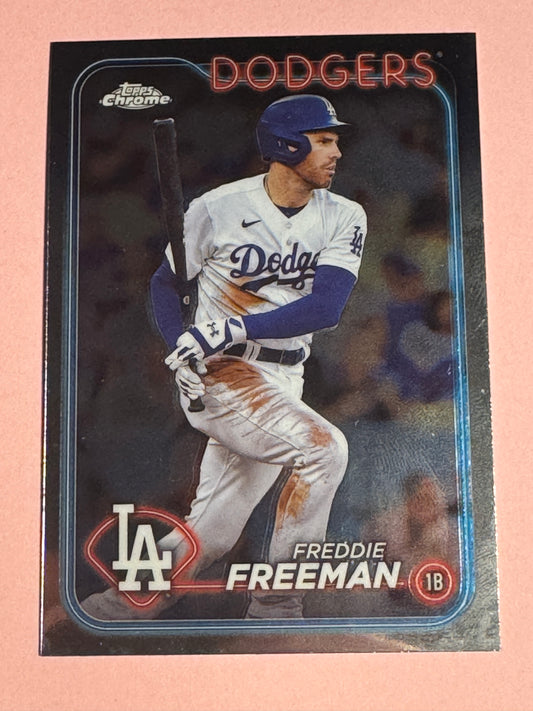 2024 Tops | Chrome | Baseball | Freddie Freeman #4 | Dodgers