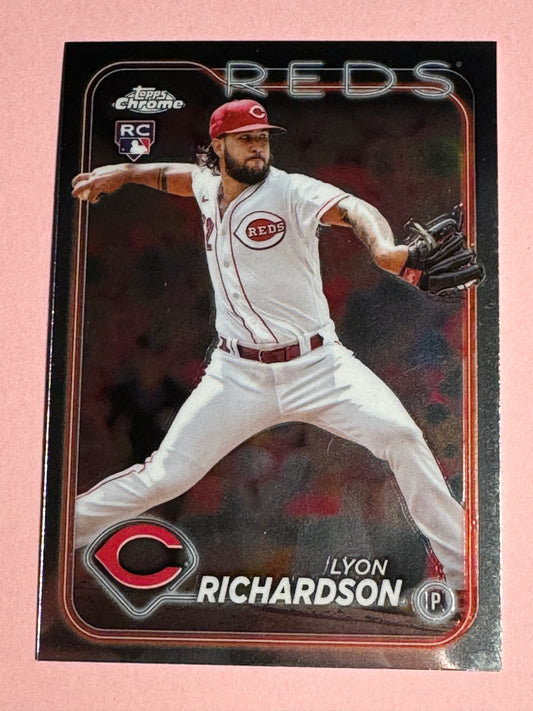 2024 Tops | Chrome | Baseball | Lyon Richardson #230 | Reds| Rookie Card