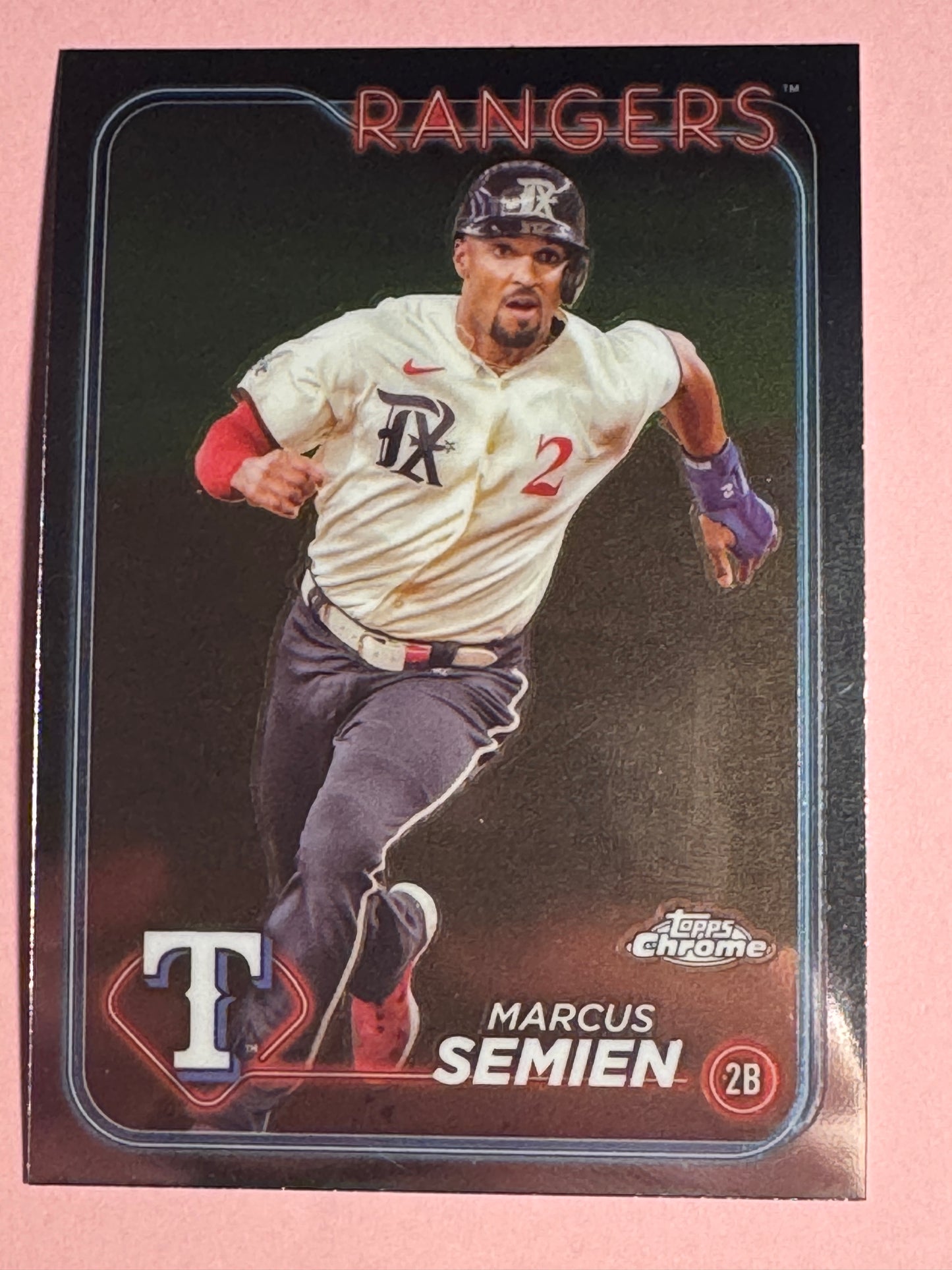 2024 Tops | Chrome | Baseball | Marcus Semien #102 | Rangers