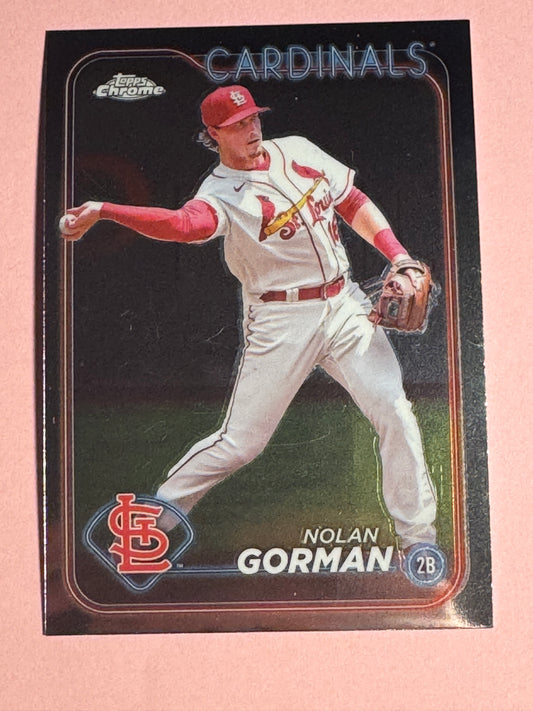 2024 Tops | Chrome | Baseball | Nolan Gorman #97 | Cardinals