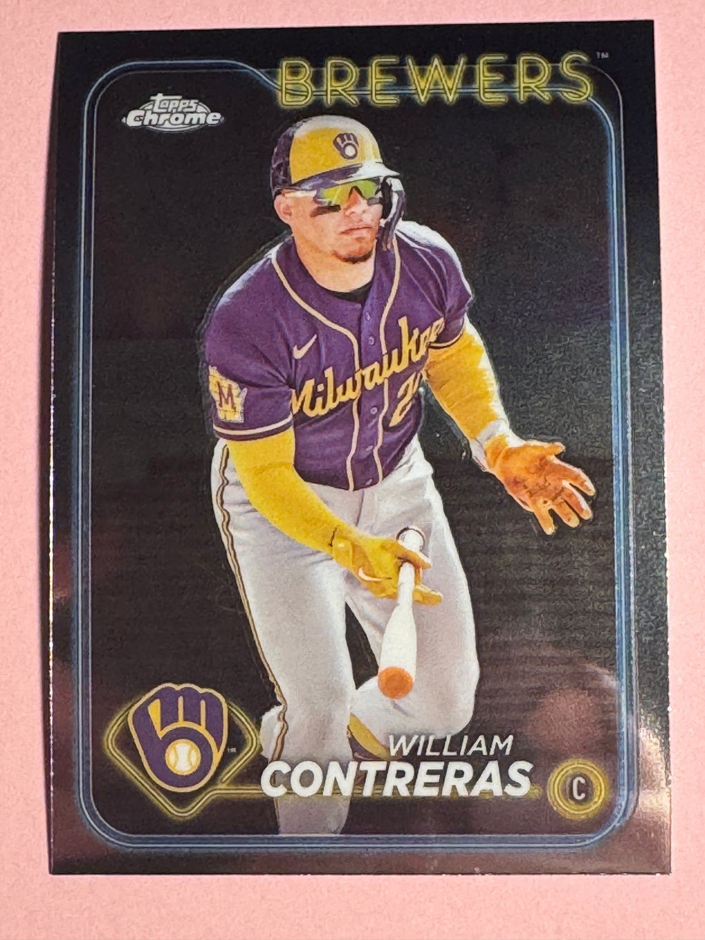 2024 Tops | Chrome | Baseball | William Contreras #24 | Brewers