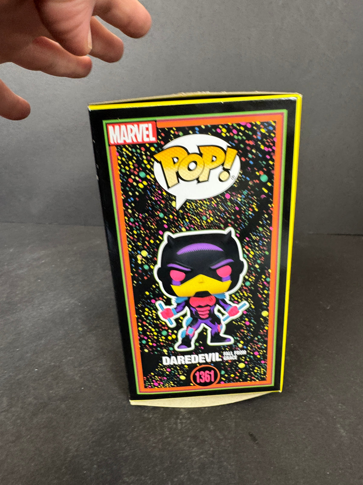 Funko Pop! #1361 Marvel - Daredevil Fall From Grace (Black Light) - Target
