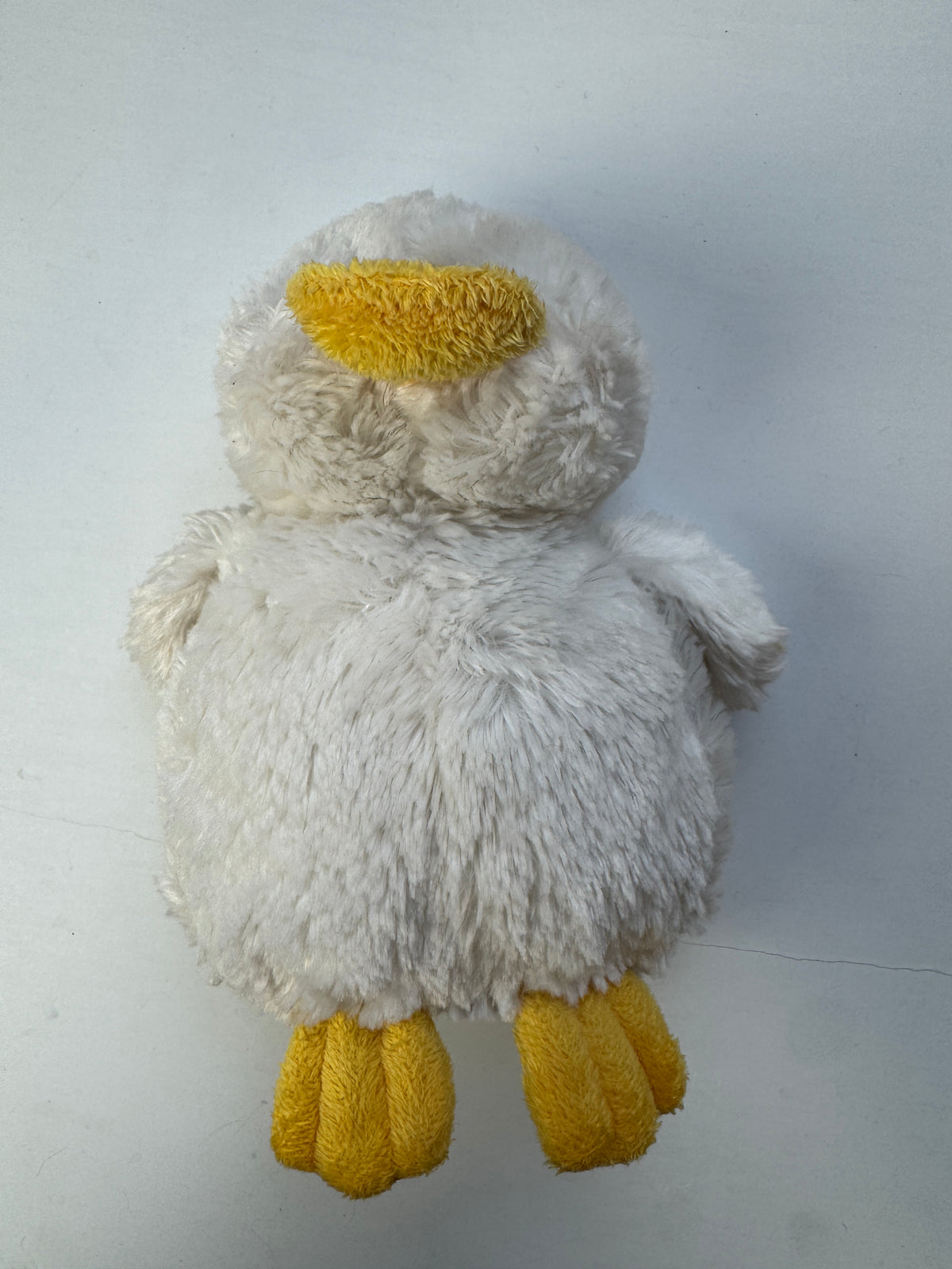 332 - Ganz Webkinz Duck White 9” Plush Yellow Feet Yellow Beak HM148 NO CODE