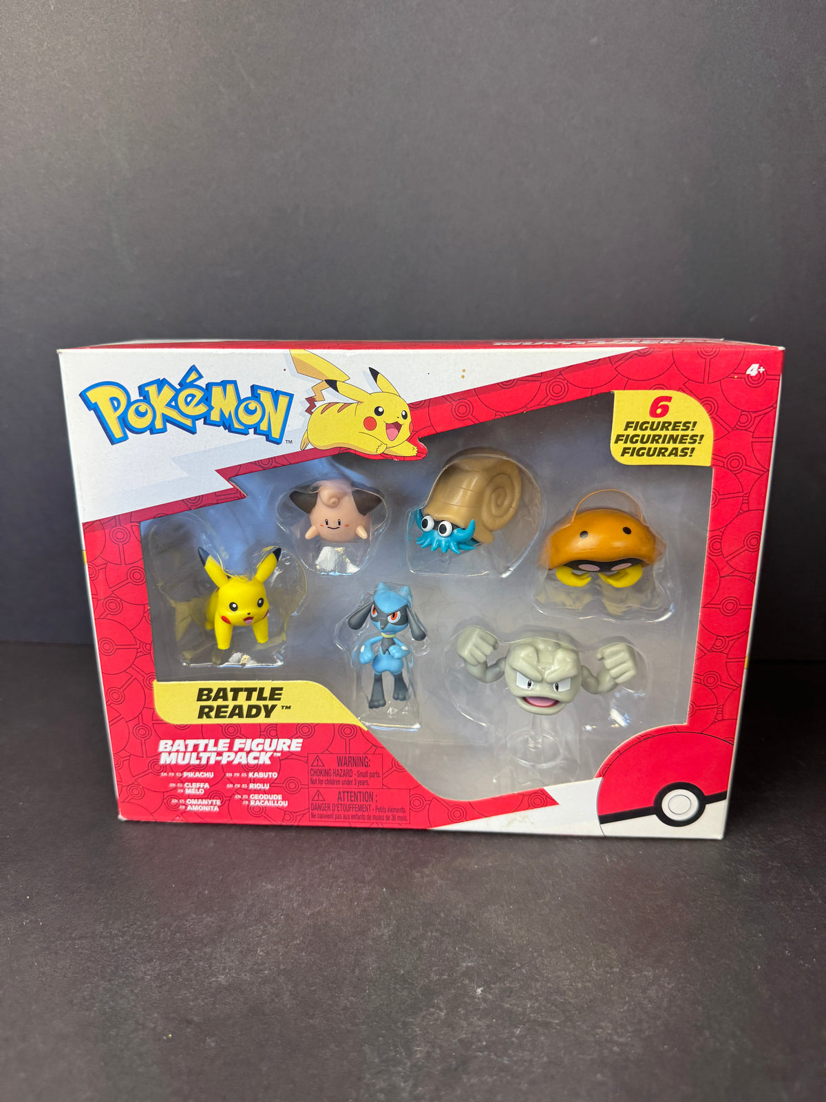 Pokémon Battle Ready 6 Figures Multi-Pack PIKACHU JAZWARES NIB