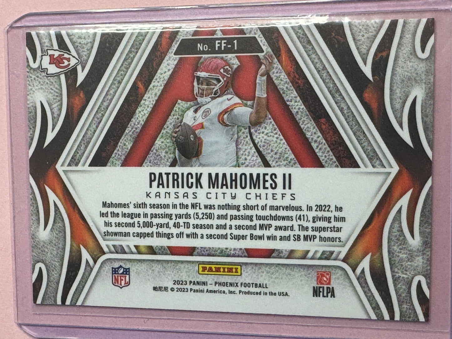 23 Panini Phoenix NFL Patrick Mahomes II