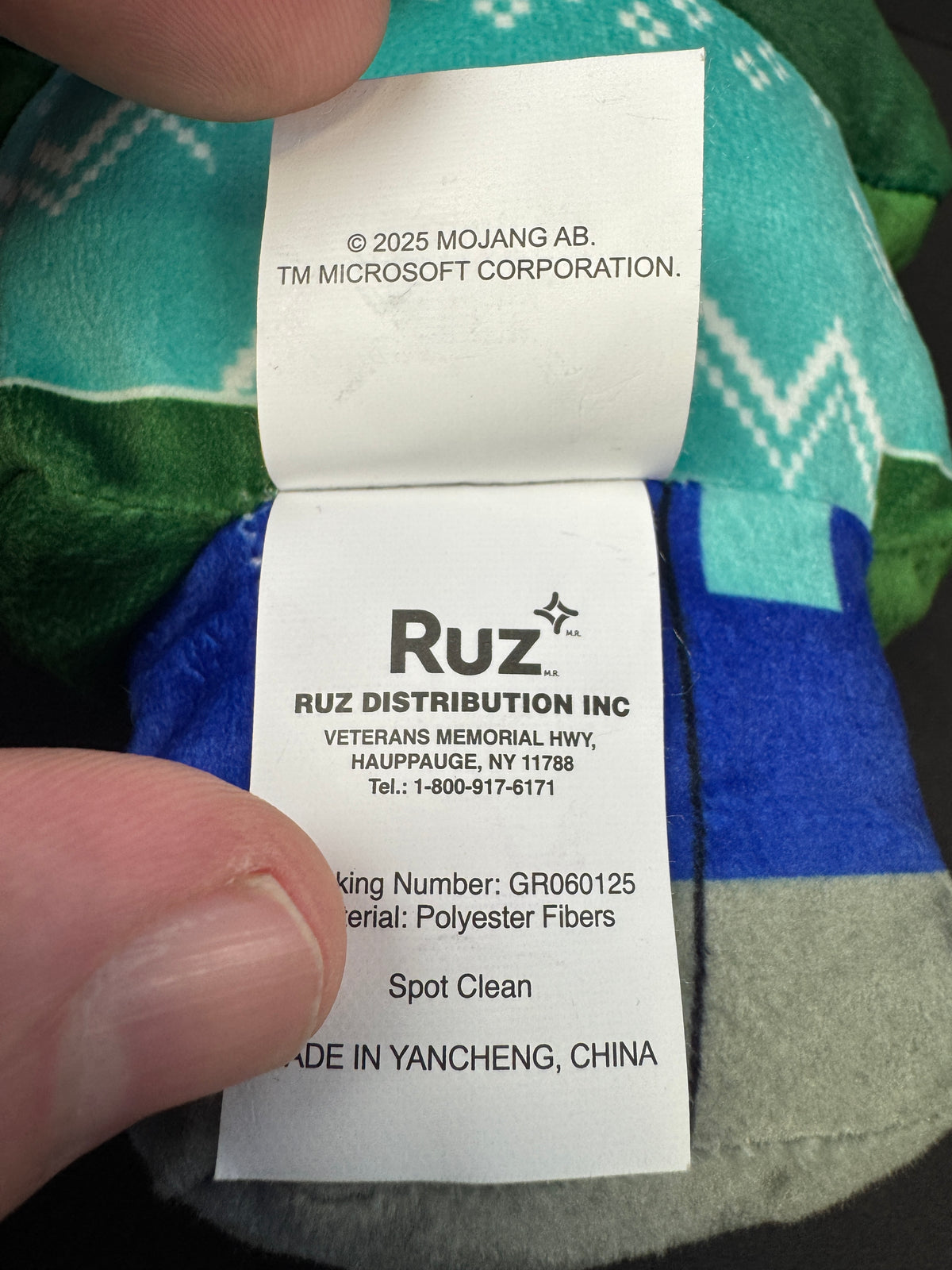 560 - Ruz Minecraft Zombie Plus Green/Blue/Gray