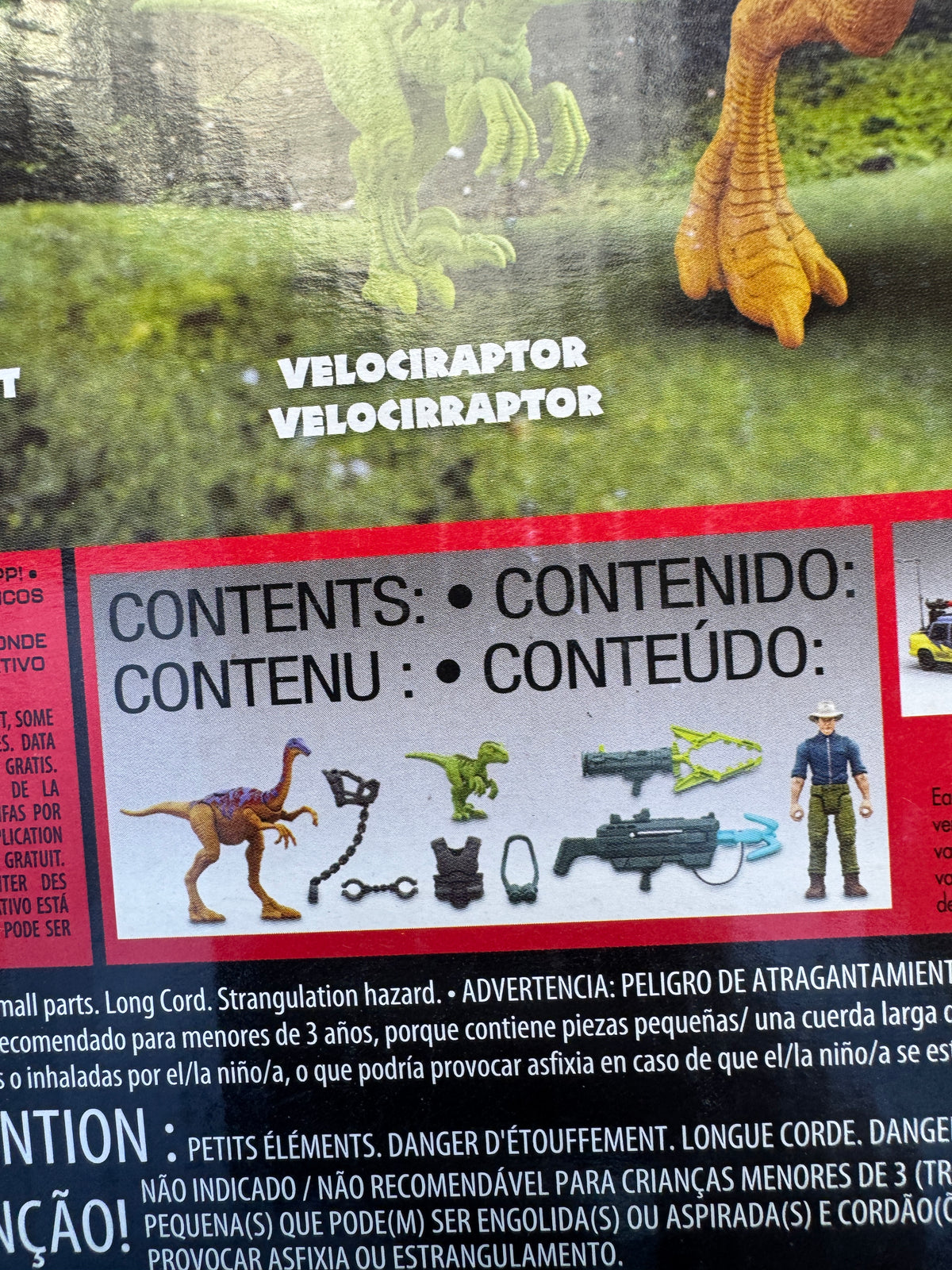 Jurassic Park 30th Anniversary '93 Classic Dr. Alan Grant Gallimimus Pack