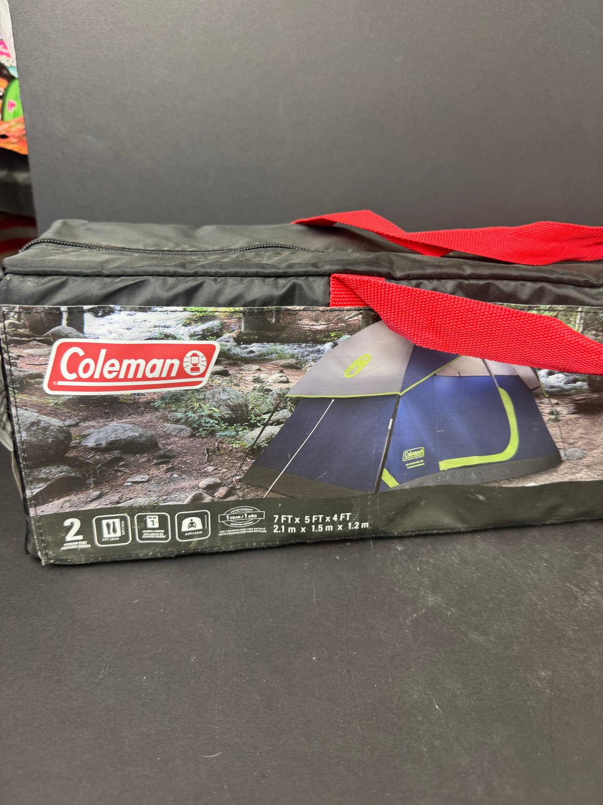 COLEMAN 2-PERSON SUNDOME DOME CAMPING TENT NAVY NEW