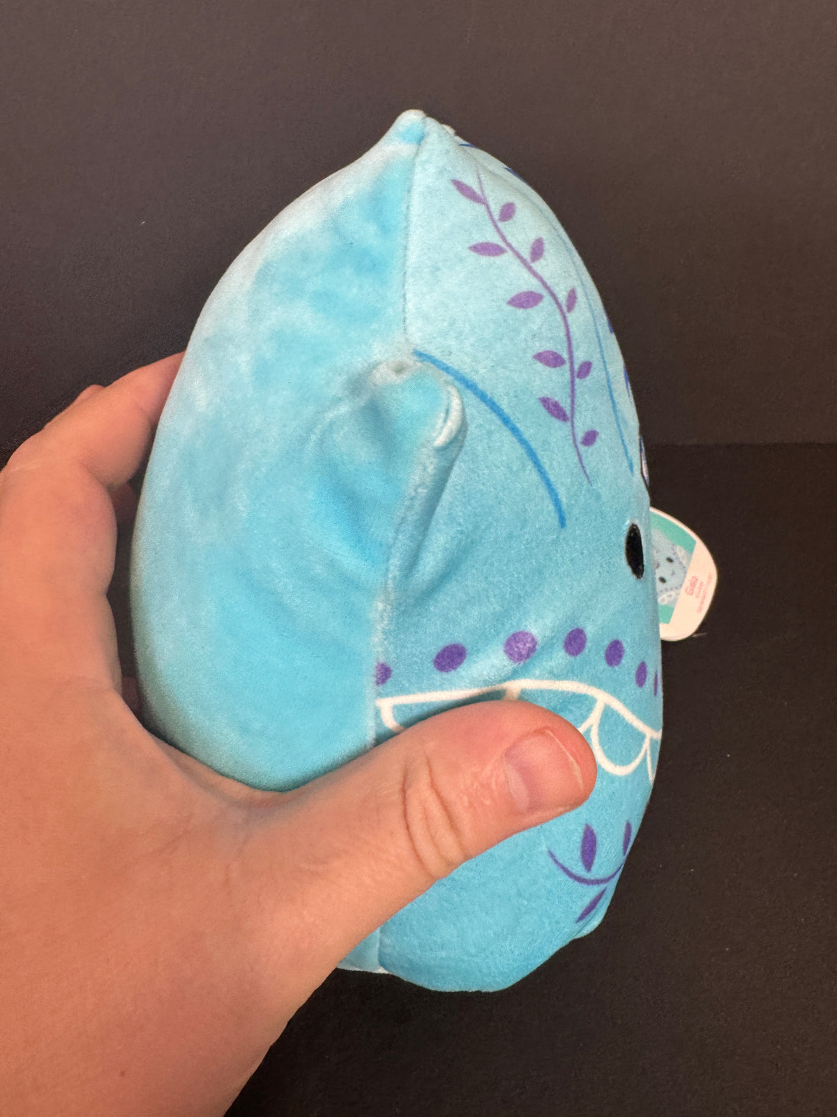 054 - Kellytoy Squishmallows Gisla Hamsa Medium Plush Doll Blue Purple