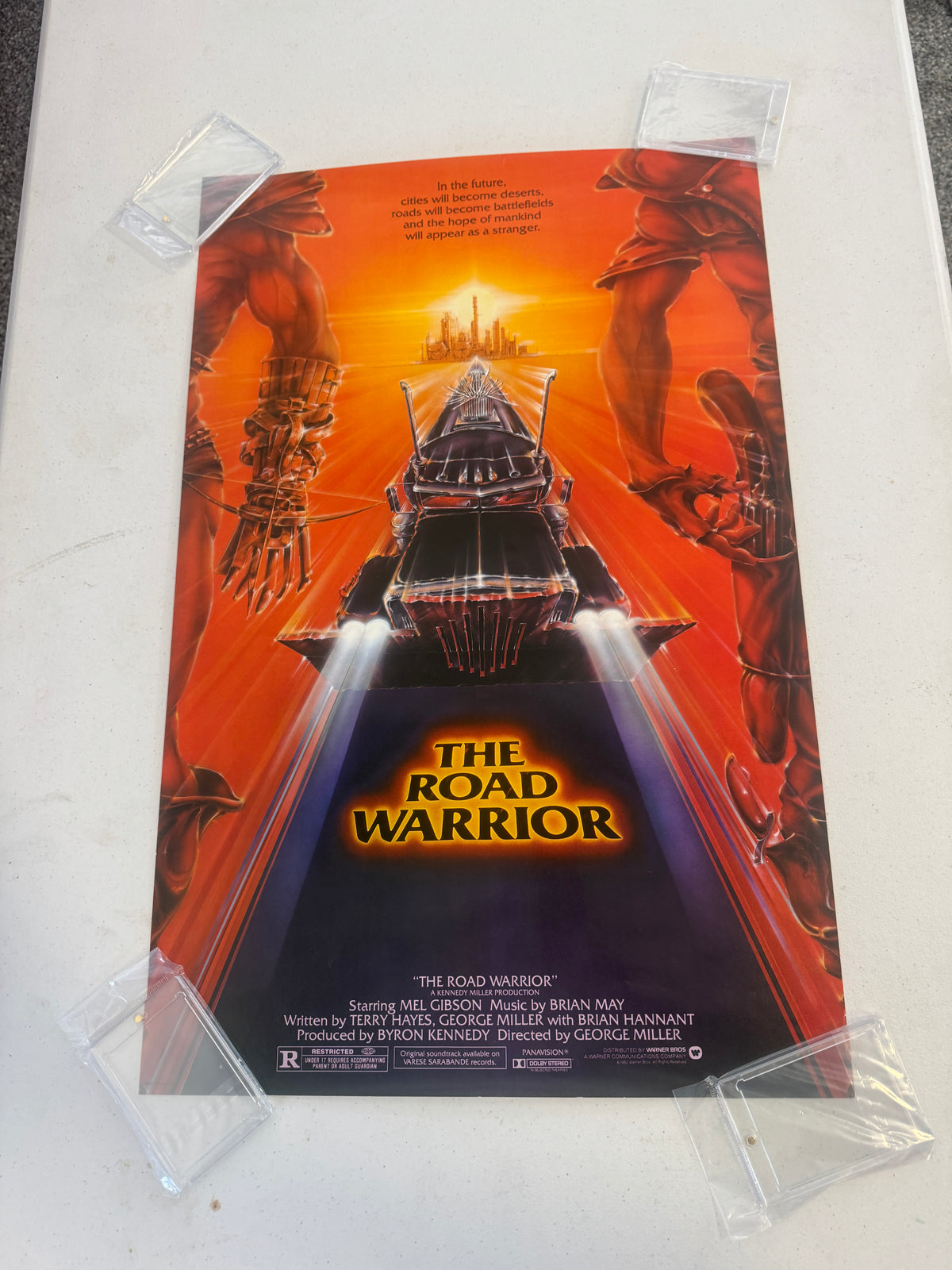 The Road Warrior 1982 Vintage U.S. Special Movie Poster 18x28 – Mad Max 2 Mel Gibson
