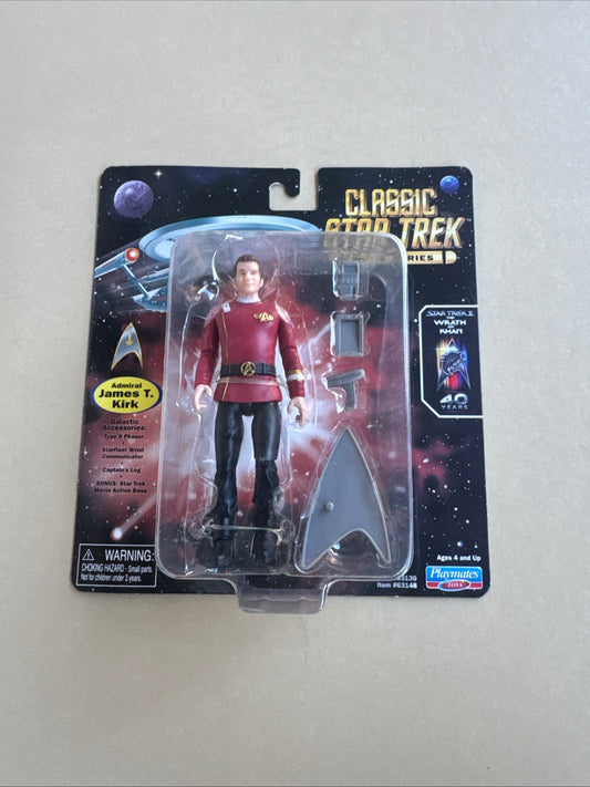 STAR TREK PLAYMATES TOYS 2022 THE WRATH OF KHAN ADMIRAL KIRK FIGURE