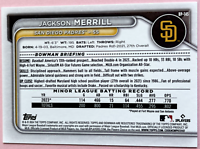 2024 Topps | Bowman | MLB | Jackson Merrill No.BP-145 |Padre| Prospects