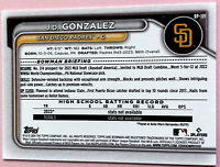 2024 Topps | Bowman | MLB | J.D. Gonzalez No.BP-111 | Padres | Prospects