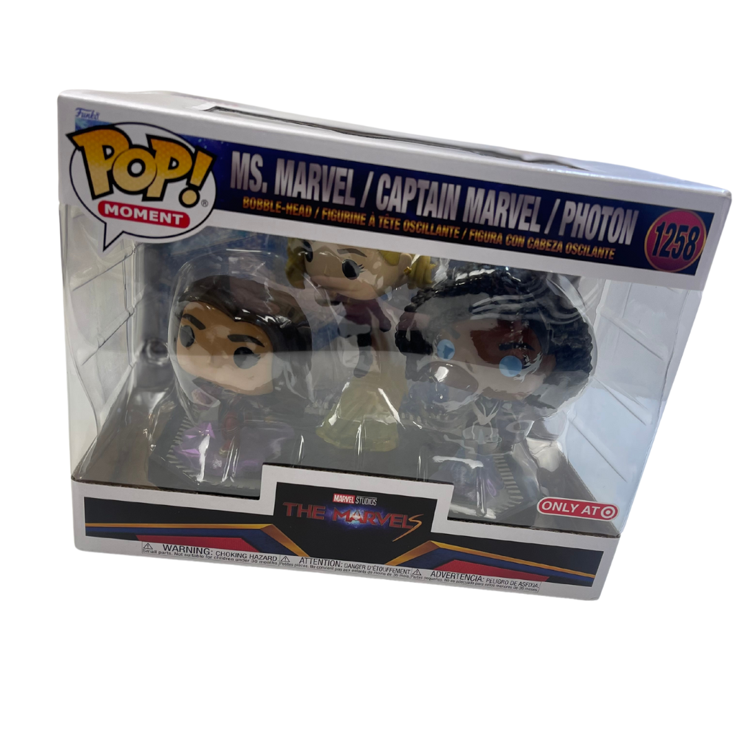 Marvel Studios' The Marvels Funko Pop! Moment - Heroic Trio Collection! #1258