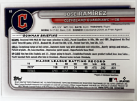 2024 Topps | Bowman | MLB | Jose Ramirez No.65 | Guardians