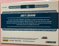 2024 Panini Donruss Racing |  Joey Logano #186 | Optic Blue Volicity