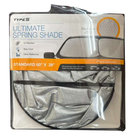 Type S Ultimate Spring Shade (Standard (60" X 28")) - Sliver