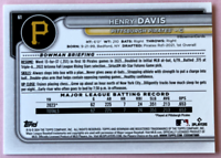 2024 Topps | Bowman | MLB | Henry Davis No.61 | Pirates