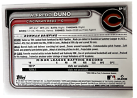 2024 Topps | Bowman | MLB | Alfredo Duno No.BP-51 | Reds | Prospects