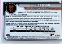 2024 Topps | Bowman | MLB | Kyle Harrison No.11 | Giants