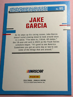 2024 Panini Donruss Racing | Jake Garcia No.95 | RR Red & Blue