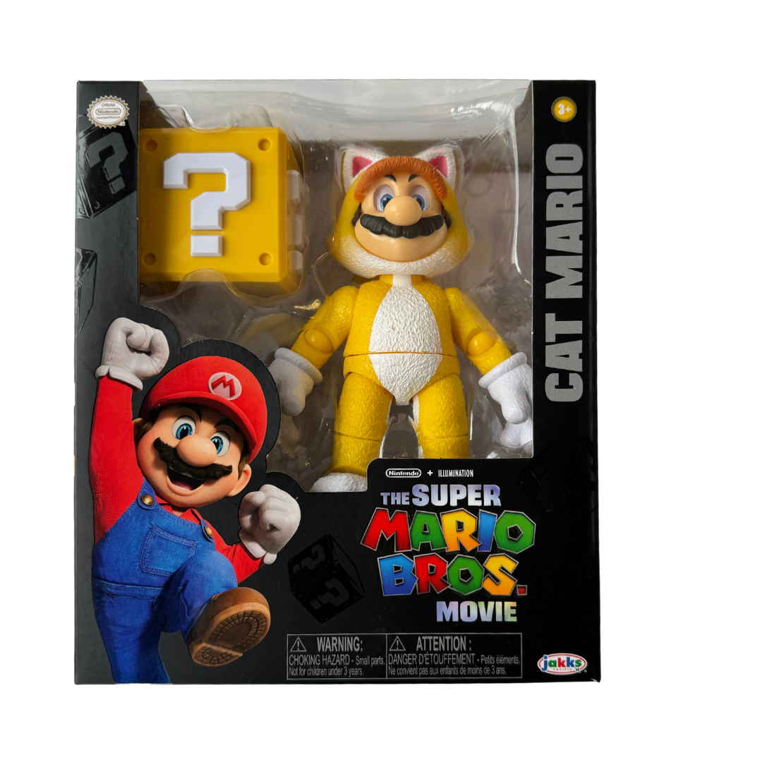 Rare Super Mario Bros. Movie Collectible Figure - Cat Mario -Limited Edition