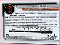 2024 Topps | Bowman | MLB | Marco Luciano No.18 | Giants | Rookie Card