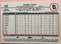 2024 Tops | Chrome | Baseball | Sonny Gray #143 | Cardinals