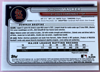 2024 Topps | Bowman | MLB | Jordan Walker #bp-29 | Cardinals